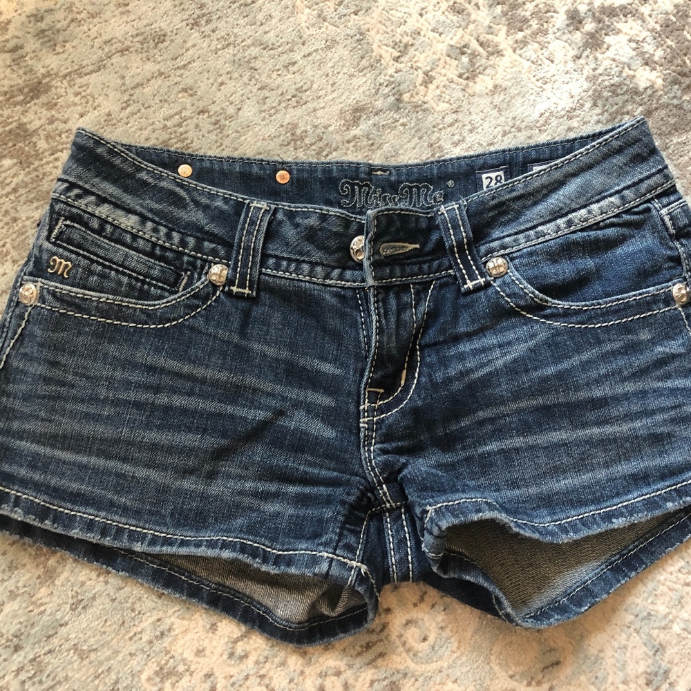 Miss Me Denim shorts, size 28